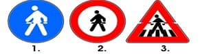 Care din indicatoarele alaturate creeaza obligatii pentru conducatorii de autovehicule?