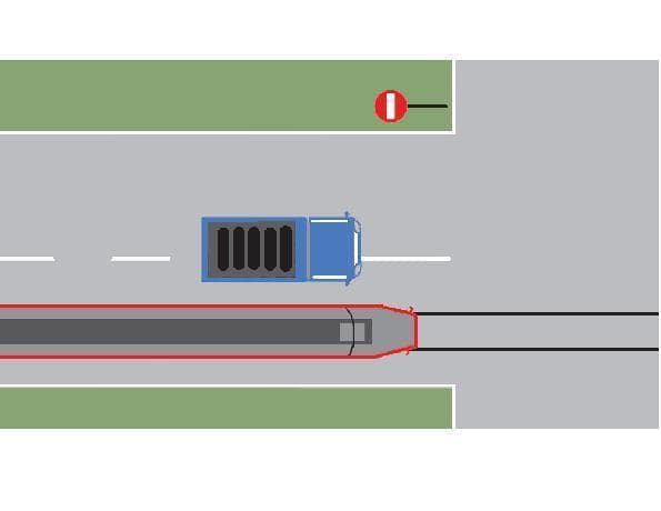 Depăşirea tramvaiului din imagine este regulamentară?