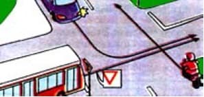 Care din autovehiculele din imaginea alaturata va trece primul si de ce ?