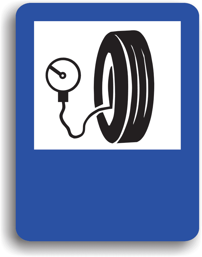 Este montat în apropierea unei vulcanizări. Pe indicator poate fi înscris și programul de funcționare.