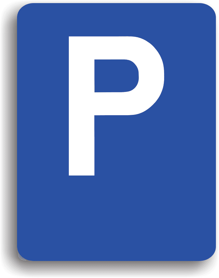 Are rolul de a informa conducătorul auto că în apropiere se afla un spațiu destinat parcării. Pe indicator pot fi inscripționate anumite reguli stabilite de administratorul responsabil.