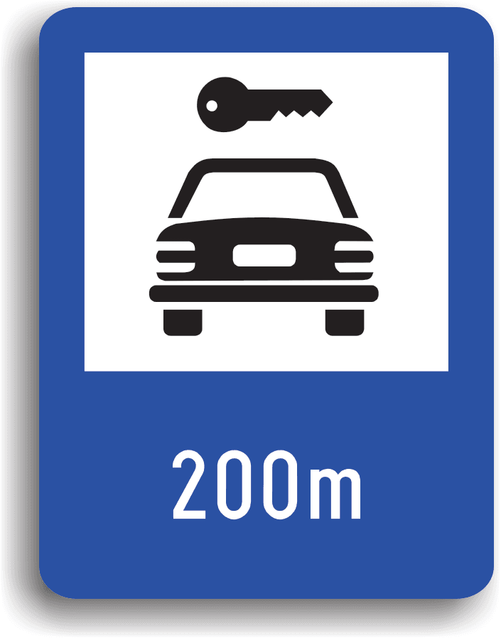 Se amplasează în apropierea unui centru de închirieri auto.