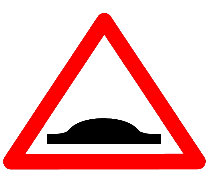 Indicatorul rutier se întâlnește în zonele cu școli, grădinițe, treceri pentru pietoni, sectoare de drum îngustat, etc. Conducătorul auto este obligat să reducă viteza până la 30 km/h în localități și 50 km/h în afara acestora.