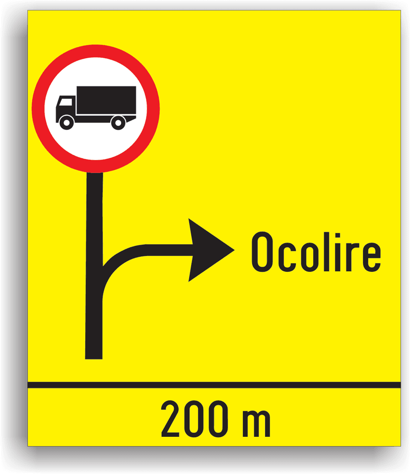 Presemnalizarea rutei ocolitoare