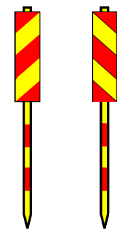 Baliză tip jalon