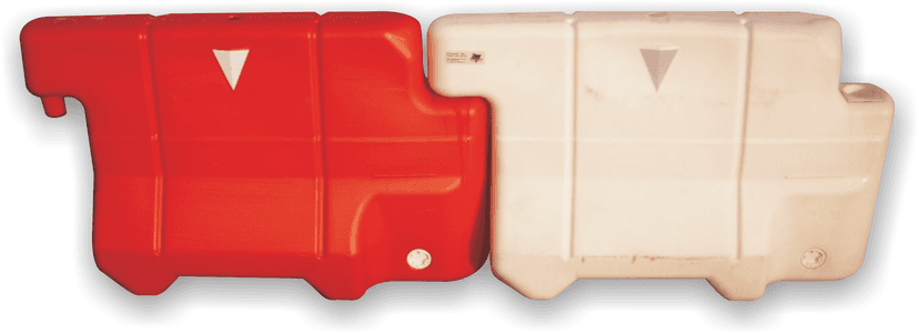 Parapet lestabil din material de plastic