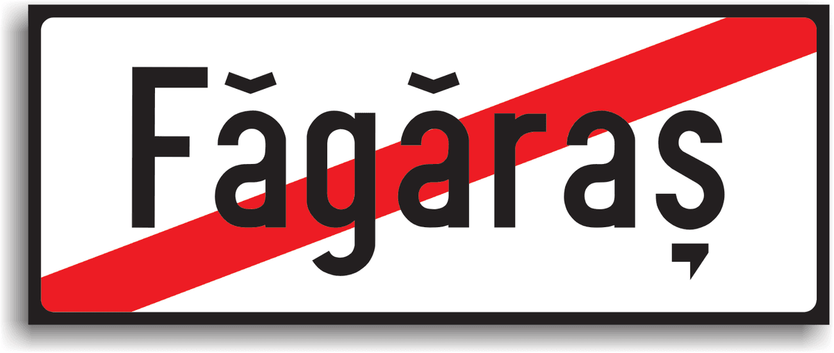 Conducătorul auto va întâlni acest indicator la ieșirea dintr-o localitate, dacă pe următorii 300 m nu este instalat un alt indicator care să indice intrarea într-o altă localitate.