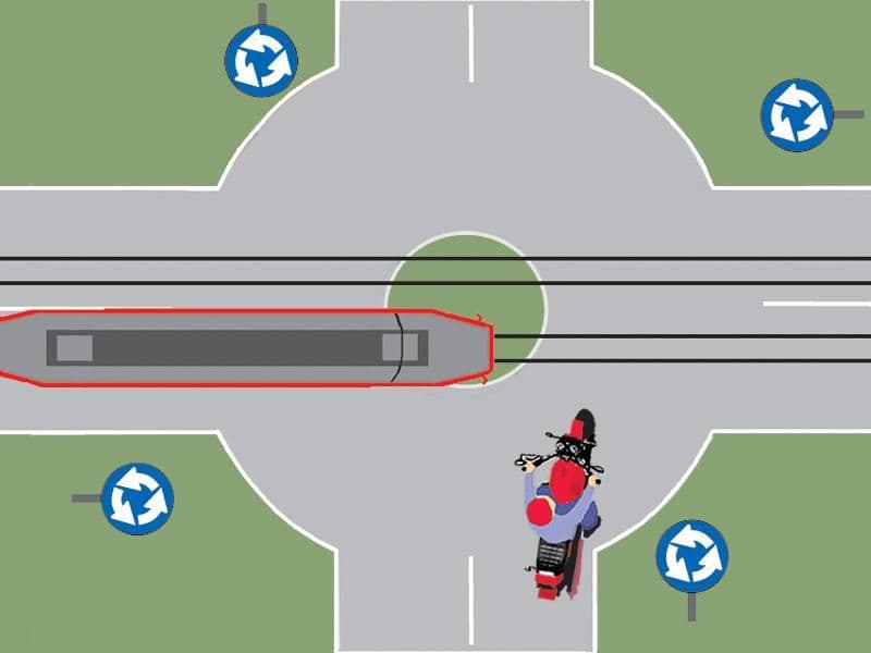 Care dintre autovehicule trece primul prin intersecţie şi de ce? Care dintre autovehicule trece primul prin intersecţie şi de ce?