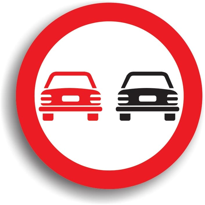 La întâlnirea indicatorului din imagine motociclistul poate să depăşească: La întâlnirea indicatorului din imagine motociclistul poate să depăşească:
