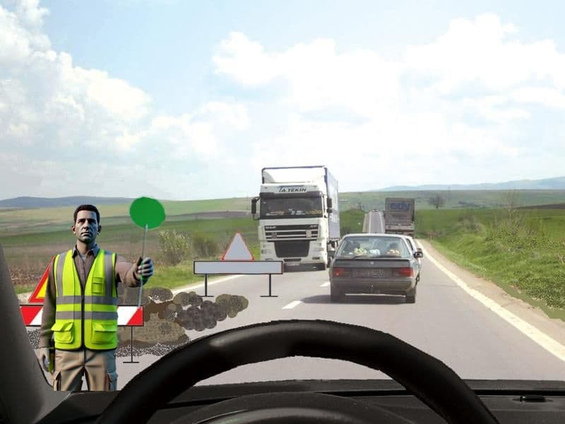 Cum veți proceda în situația dată, dacă vă aflați la volanul autoturismului? Cum veți proceda în situația dată, dacă vă aflați la volanul autoturismului?