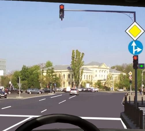 Cum se procedează, dacă intenționați să virați la dreapta? Cum se procedează, dacă intenționați să virați la dreapta?