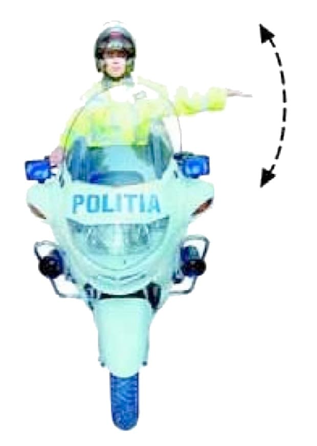 Semnalul polițistului indică: Semnalul polițistului indică: