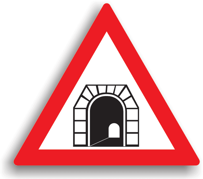 Se găsește la 50-200 m de intrarea în tunel.
În tunel, conducătorul auto preventiv, poate să reducă viteza.
Toate manevrele (depășirea cu excepția motocicletelor fără ataș, vehiculelor fără motor și ciclomotoarelor, când vizibilitatea este peste 20 m iar lățimea drumului mai mare de 7 m, oprirea, staționarea, mersul înapoi, întoarcerea) sunt interzise.
În cazul imobilizării în tunel, conducătorul auto este obligat să oprească motorul și să semnalizeze prezența autovehiculului. Se găsește la 50-200 m de intrarea în tunel.
În tunel, conducătorul auto preventiv, poate să reducă viteza.
Toate manevrele (depășirea cu excepția motocicletelor fără ataș, vehiculelor fără motor și ciclomotoarelor, când vizibilitatea este peste 20 m iar lățimea drumului mai mare de 7 m, oprirea, staționarea, mersul înapoi, întoarcerea) sunt interzise.
În cazul imobilizării în tunel, conducătorul auto este obligat să oprească motorul și să semnalizeze prezența autovehiculului.