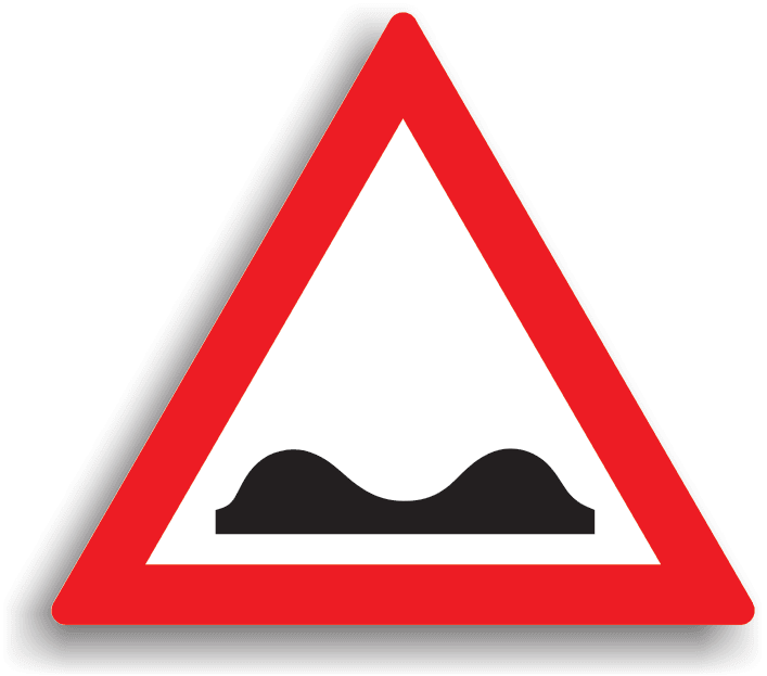 Se amplasează la 50-200 m de locul periculos. Dacă lungimea sectorului de drum depășește 0,3 km, indicatorul este însoțit de un panou adițional pe care este specificată lungimea sectorului de drum cu denivelări. La întâlnirea acestui indicator, conducătorii auto sunt obligați să reducă viteza la max. 30 km/h în localitate și max. 50 km/h în afara localității. Se amplasează la 50-200 m de locul periculos. Dacă lungimea sectorului de drum depășește 0,3 km, indicatorul este însoțit de un panou adițional pe care este specificată lungimea sectorului de drum cu denivelări. La întâlnirea acestui indicator, conducătorii auto sunt obligați să reducă viteza la max. 30 km/h în localitate și max. 50 km/h în afara localității.