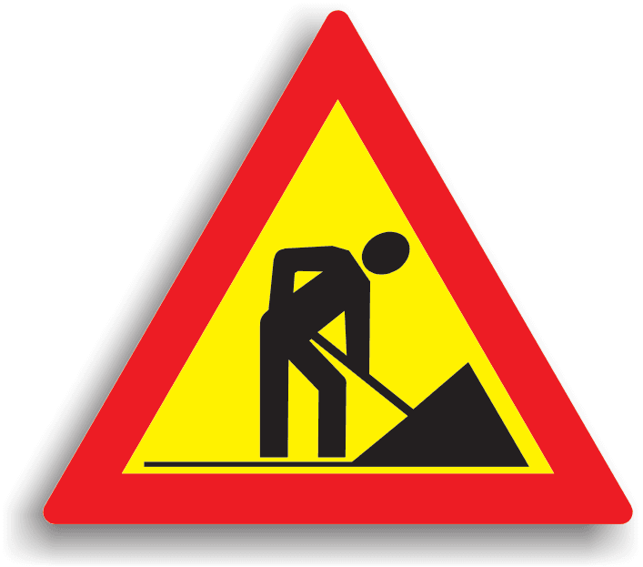 Se instalează la 20-200 m de sectorul de drum pe care se execută lucrări. Fondul de culoare galbenă semnifică caracterul temporar al lucrării. La întâlnirea acestui indicator, conducătorului auto îi este recomandat preventiv să reducă viteza. Se instalează la 20-200 m de sectorul de drum pe care se execută lucrări. Fondul de culoare galbenă semnifică caracterul temporar al lucrării. La întâlnirea acestui indicator, conducătorului auto îi este recomandat preventiv să reducă viteza.