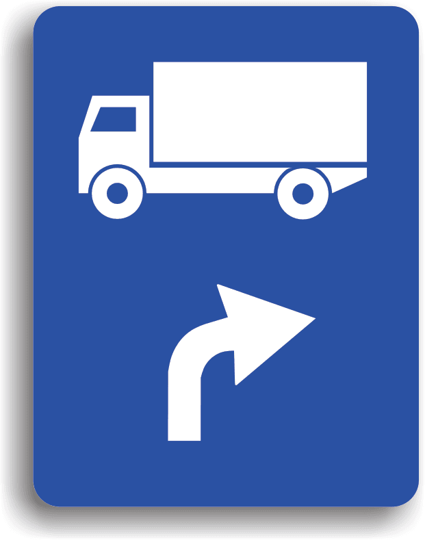 Traseu de urmat pentru anumite categorii de vehicule Traseu de urmat pentru anumite categorii de vehicule