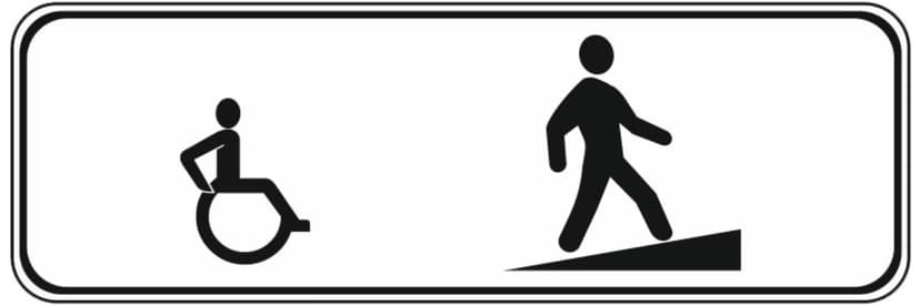 Rampă pentru persoane cu handicap locomotor Rampă pentru persoane cu handicap locomotor