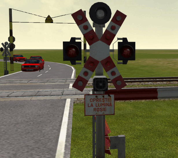 Semnalele lămpilor cu lumină albă intermitentă de la treceri la nivel cu calea ferată permit traversarea căii ferate. Funcționează atât timp cât lămpile de culoare roșie sunt stinse. Semnalele lămpilor cu lumină albă intermitentă de la treceri la nivel cu calea ferată permit traversarea căii ferate. Funcționează atât timp cât lămpile de culoare roșie sunt stinse.